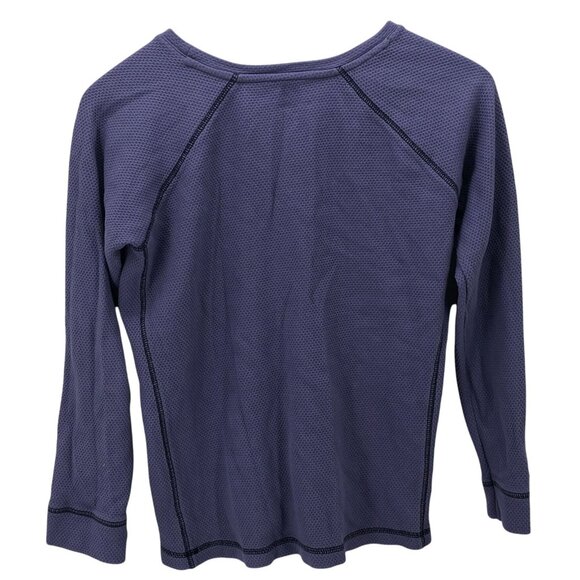 WinterSilks Womens Shirt Purple Crewneck Long Sleeve Top Base Layer Size Medium - Picture 2 of 4